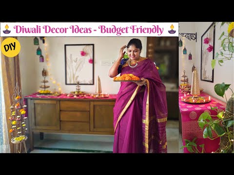 Diwali Home Decor Ideas (Budget Friendly) / DIY - Super Easy, Quick and Creative / Home HashTag Life