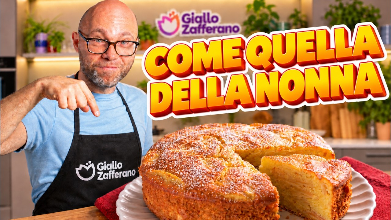 Il SEGRETO della NONNA - TORTA di MELE SUPER SOFFICE🍎