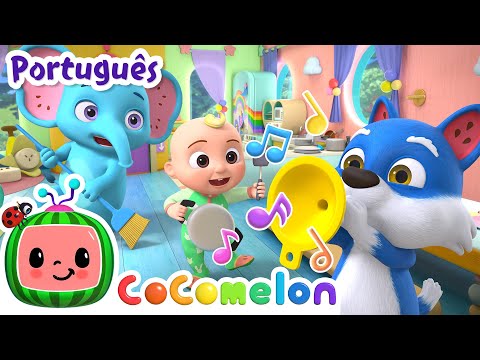 Que Som Legal | CoComelon Animais Brasil | Músicas Infantis e Desenhos Animados em Português