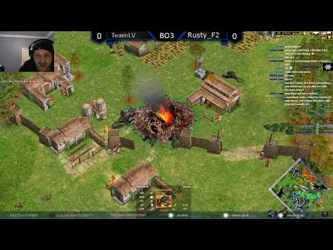 ImperatorLV and Mussomelli vs F2_Player and F2_goldlion - Age of Mythology: The Titans (Game 1)