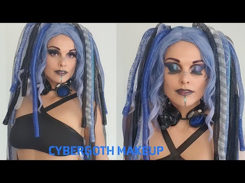 CYBERGOTH Makeup /  Transformation | GRWM | Ciwana Black