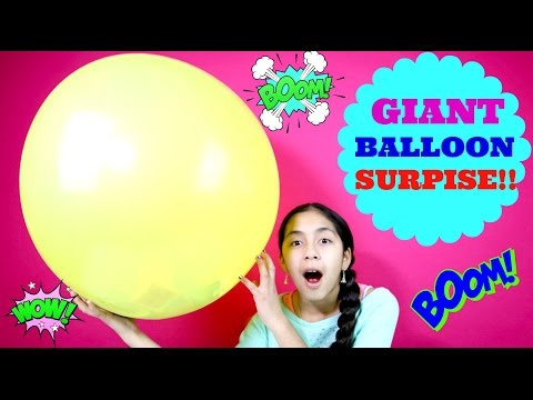 Giant Balloon Surprise!! Num Noms MLP Hello Kitty Frozen Sofia the First|B2cutecupcakes