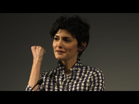Michel Gondry and Audrey Tautou at SCI FI LONDON