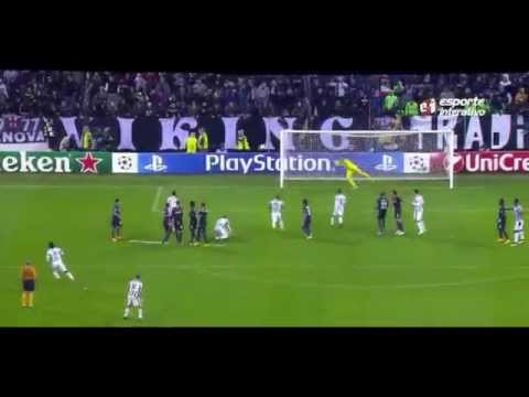 Amazing Goal Pirlo --  11/4/2014-UCL