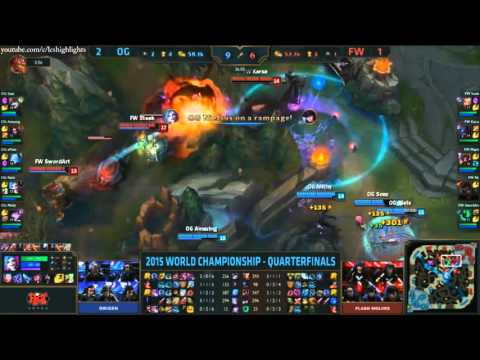 Highlight OG vs FW QUARTERFINAL World Championship 2015 GAME 4