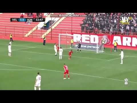 Solomon Islands International Raphael Lea’i doing the backflip celebration