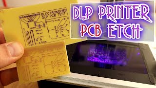 The fastest way to make PCBs at home - UV MSLA Printer