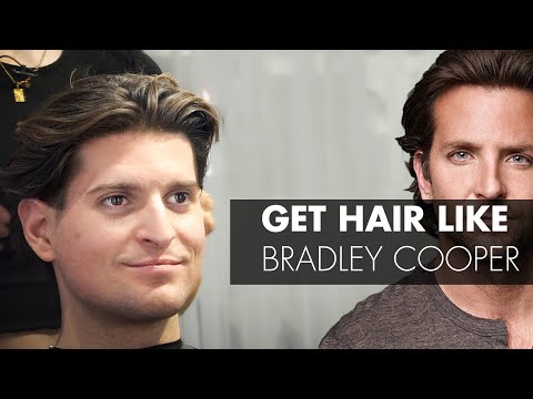 Bradley Cooper's swept-back, layered hairdo: How to...