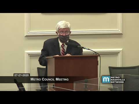 07/21/20 Metro Council Meeting July 21, 2020