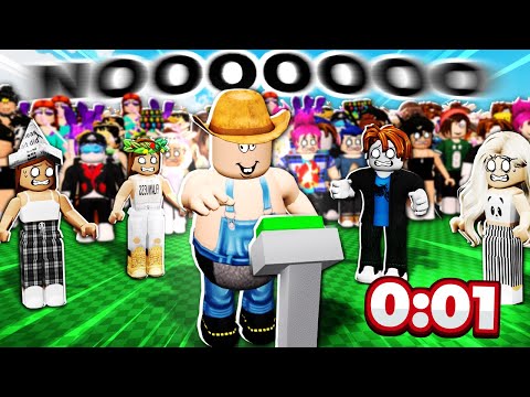 If NOBODY touches the button- YOU ALL GET ROBUX