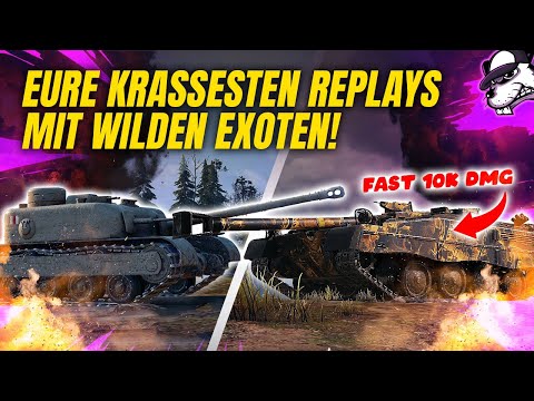 EKR - Your craziest replays with wild exotics | Lätt & AT-8 [WoT - Gameplay - German]