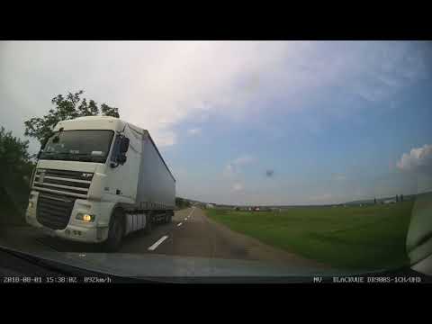 2018.08.01 -E58-DJ208H-DJ297-DJ282- Târgu Frumos - Todireni - Traffic cam Blackvue DR900s