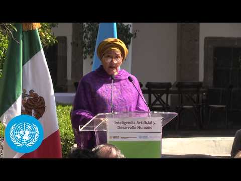 Video Thumbnail: AI and Human Development: Remarks by UN Deputy Secretary-General | United Nations