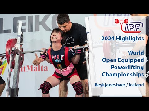 2024 Highlights of IPF World Open Equipped Powerlifting Championships in Iceland