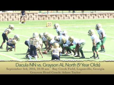090316 1030 - Dacula NN vs. Grayson AN - Bay Creek Park (9 Year Olds) - Loganville, Georgia
