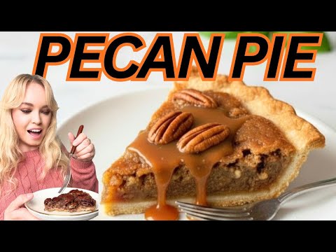 The BEST Healthy Pecan Pie (Low Sugar, Vegan & Gluten-Free)!