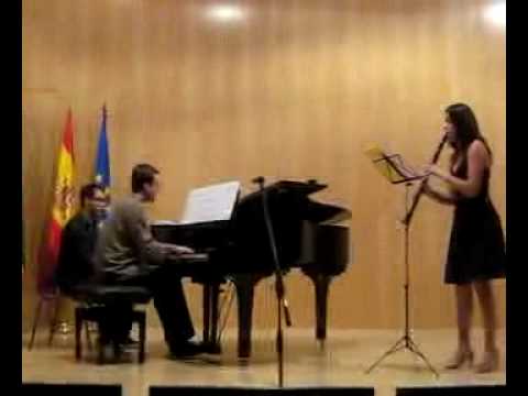 Camille Saint Saens, Conata Clarinete Piano, 4 - Guillermo Rus Carlborg, Ana Celia Fernandez