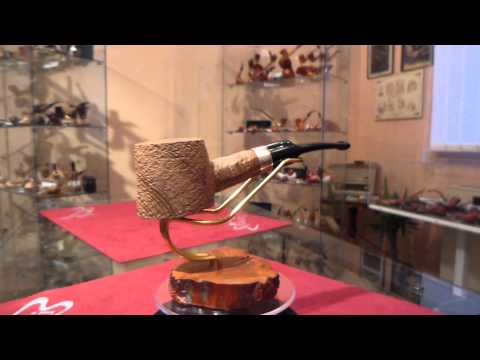 Pipa in oak rovere fossile poker sabbiata - www.paronellipipe.it