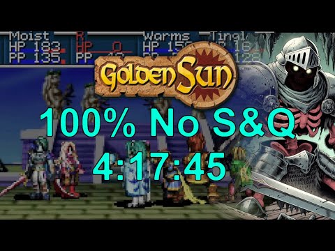 Golden Sun 100% No Save & Quit Speedrun in 4:17:45 [World Record]