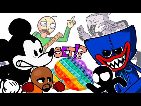 FNF Characters Tournament | POP-IT Battle | FRIDAY NIGHT FUNKIN ANIMATION | FNF Compilation #2