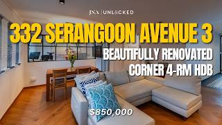 Rare 4A Corner Unit, Renovated, Right Beside NEX | 332 Serangoon Ave 3