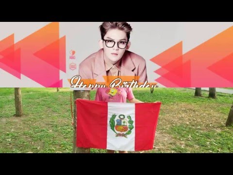 [TTPerú]160227 #‎22번째리키리키리키리키데이 ‬‬‬- Greetings From PERU to Ricky.