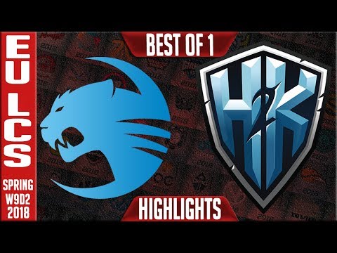 ROC vs H2K Highlights | EU LCS Week 9 Spring 2018 W9D2 | Roccat vs H2K Highlights