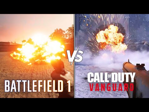 CoD Vanguard Beta Explosives VS Battlefield 1 Explosives | Cod Vanguard VS Battlefield 1 Graphics