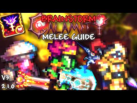 Calamity BRAINSTORM UPDATE Melee Class Progression Guide (Version 2.1.0+)