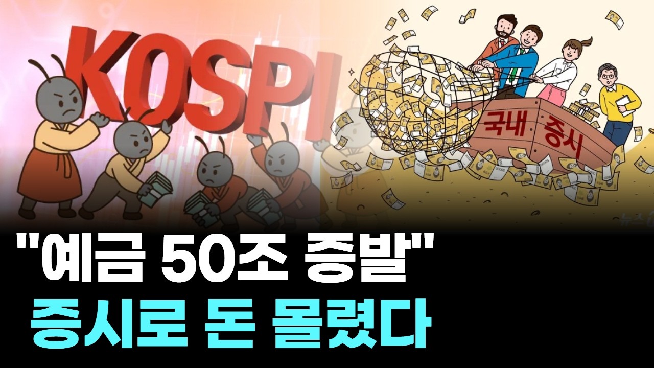“예금 50조 증발” 증시로 돈 몰렸다