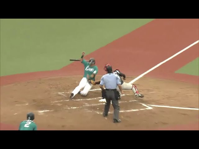 【6回裏】完璧送球!! マリーンズ・荻野貴のレーザービーム!! 2016/7/18 L-M