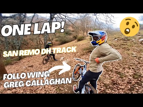 ONE LAP SAN REMO DH TRACK!!