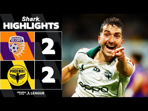 Perth 2-2 Wellington | SHARK HIGHLIGHTS | Isuzu UTE A-League 2025-26