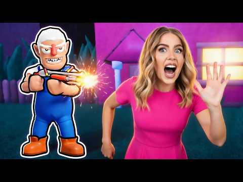 UTÍKÁM PŘED DĚSIVÝM DĚDOU V ROBLOXU!