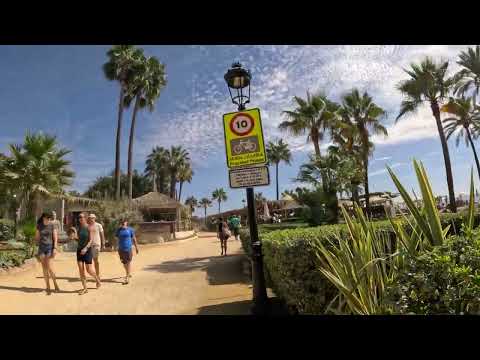 Puente Romano Beachfront Saturday Afternoon Marbella 5.3K Walking Tour September 2025 4k UHD  GoPro 