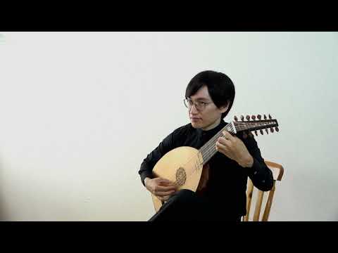 リュート La Magdalena, Recoupe, Tourdion / Pierre Attaingnant  Mikiya Kaisho 会所幹也 Renaissance Lute