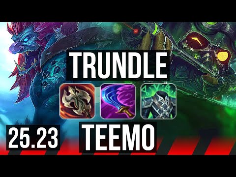 TRUNDLE vs TEEMO (TOP) | 700+ games | EUW Grandmaster | 25.23