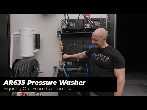 AR635 Pressure Washer: Testing Foam Cannon Performance
