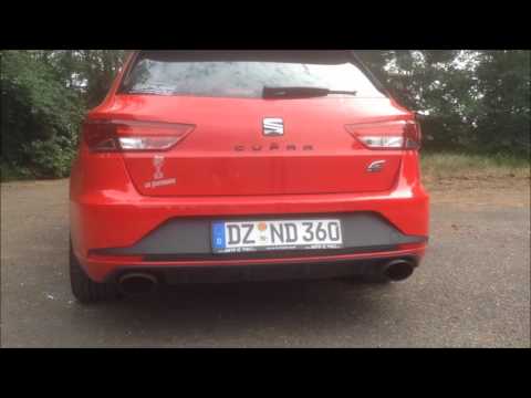 Seat Leon Cupra 290 ST 410 HP ASK Performance turbo back exhaust DSG launch control sound