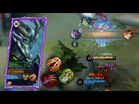 MOSKOV BEST BUILD 2022! UNLI LIFESTEAL | MLBB