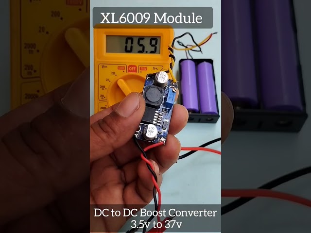 Vídeo relacionado con 3 Piezas Módulo Step-Up Convertidor de Voltaje Ajustable DC 3V-35V a 5V-40V XL6019 Boost Converter Adaptador de Alimentación para Dispositivos Electrónicos Portátiles