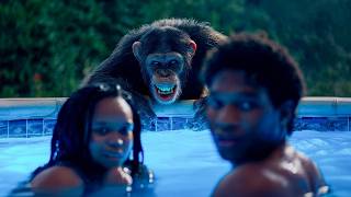 Chimpanzé de estimação contrai raiva de outro animal e começa a caçar as pessoas dentro de sua casa