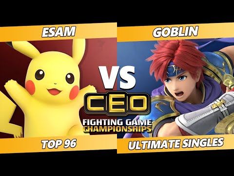 CEO 2021 - Goblin (Roy, Ike) Vs. ESAM (Pikachu) SSBU Ultimate Tournament