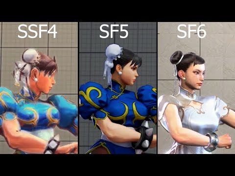 Super Street Fighter 4 Vs Street Fighter 5 Vs Street Fighter 6 | Comparison
