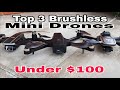 3 Best Drones Under $100 on amazon Chubory A68 drone, Teerok T18 drone, TizzyToy drone