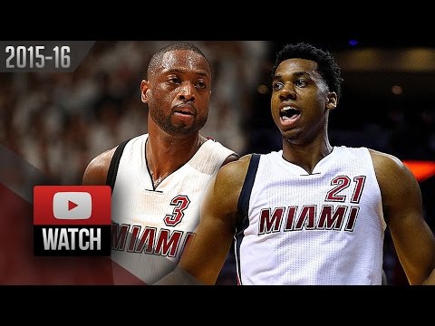 Dwyane Wade & Hassan Whiteside Full Highlights vs Hornets 2016 Playoffs R1G1 - TOO GOOD!