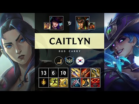 Caitlyn ADC vs Cassiopeia - KR Challenger Patch 25.18