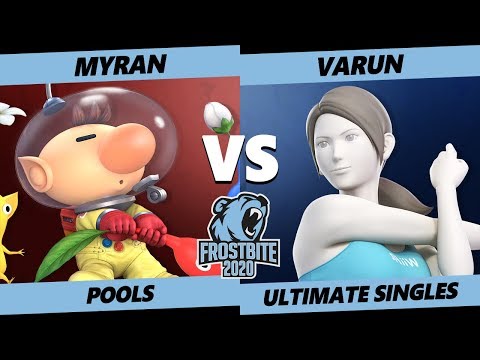 Frostbite 2020 SSBU Pools - Myran (Olimar) Vs. DLX | varun (Wii Fit Trainer) Smash Ultimate Singles