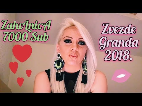 Zahvalnica 7000 SUB - Zvezde Granda 2018. / Natasa Vodenicar