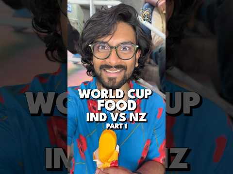 Everything I Ate at India vs NZ T20 Final | Part 1 🏏🏆